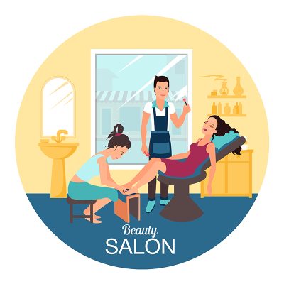 Beauty Salon Spa Illustration webzun