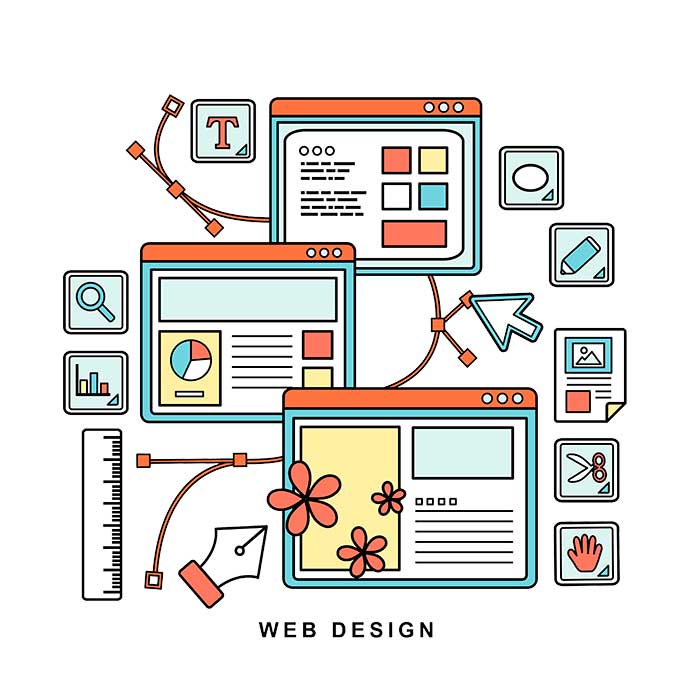 Web design project for a London business