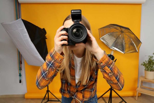 Photographer website design example